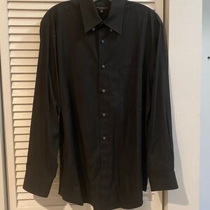 Donna Karan Classic Black Dress Shirt